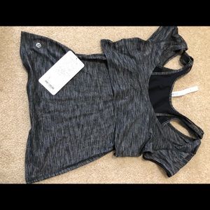 Lululemon two layer short sleeve shirt